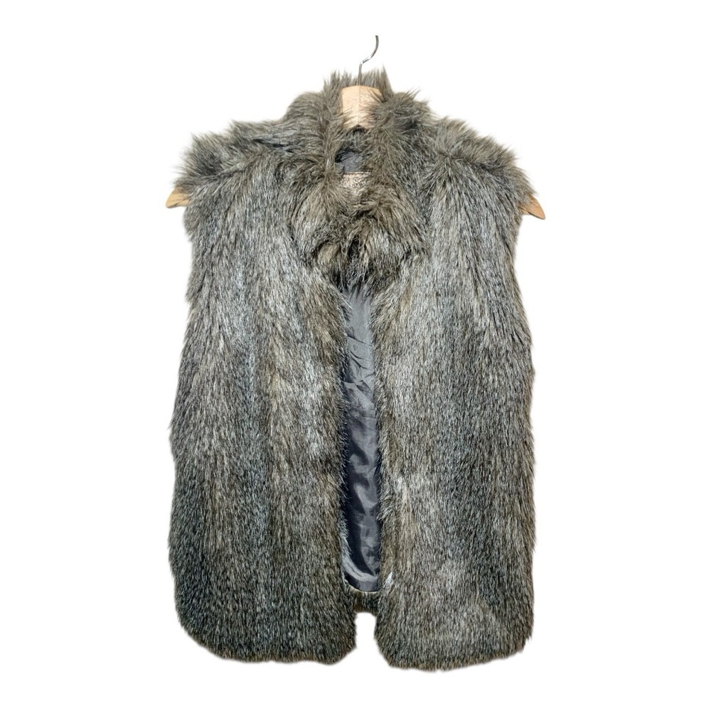 Acu Sonna by Cavalini Faux Fur Vest Size